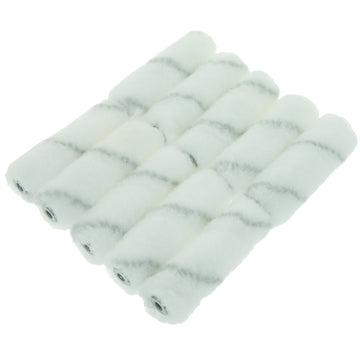 Coral Endurance Paint Roller Cover with Solvent Resistant Nylon Sleeve Fabric 4 inch 10 piece pack set